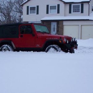 That is what a LJ looks like in like a foot and a half of snow!