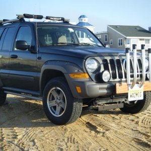 Riding the beach at 34th Street in Ocean City, NJ...(post lift)