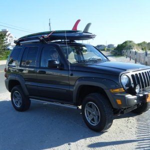 Going surfing with my son AJ, North end beach, Ocean City, NJ