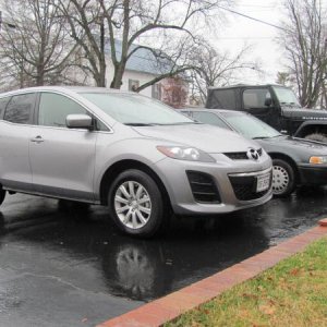THE WIFES NEW RIDE(2010 MAZDA CX7) MY DAILY (92 ACCORD IROKS 2 SOFT TO DRIVE THE JEEP EVERYDAY) AND THE RUBICON