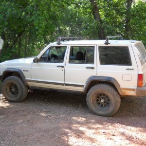 My 96 XJ wheeling in the Payson AZ area. 3.5 Rancho lift.