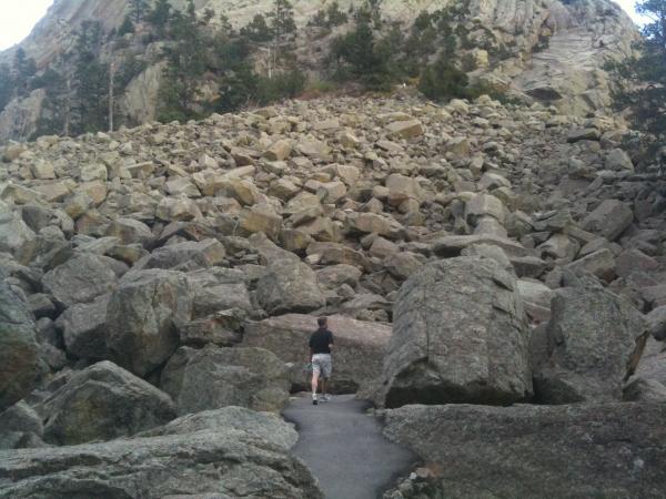 boulder field