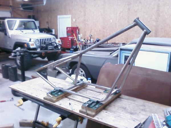 frame in jig