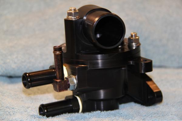 FRONT/SIDE VIEW OF ASSEMBLED THERMOSTAT ASSEMBLY