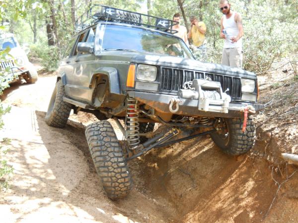 Joe's 90 XJ, 5.5 Rubicon Express lift, C-Rok bumpers