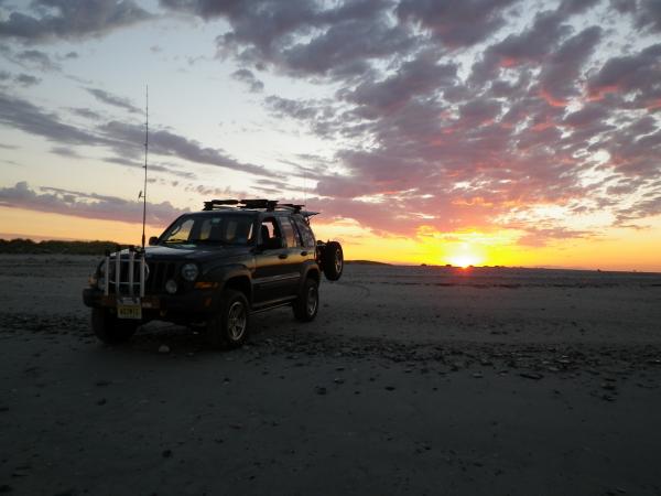 Surf Fishing at sunrise....Corson's Inlet State Park....