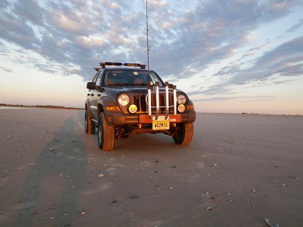 Surf Fishing at sunrise....Corson's Inlet State Park....