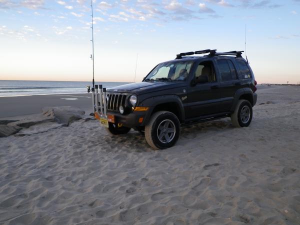 Surf Fishing at sunrise....Corson's Inlet State Park....