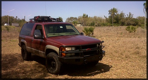 The truck as of 3/3/2010. Taking a little safari.